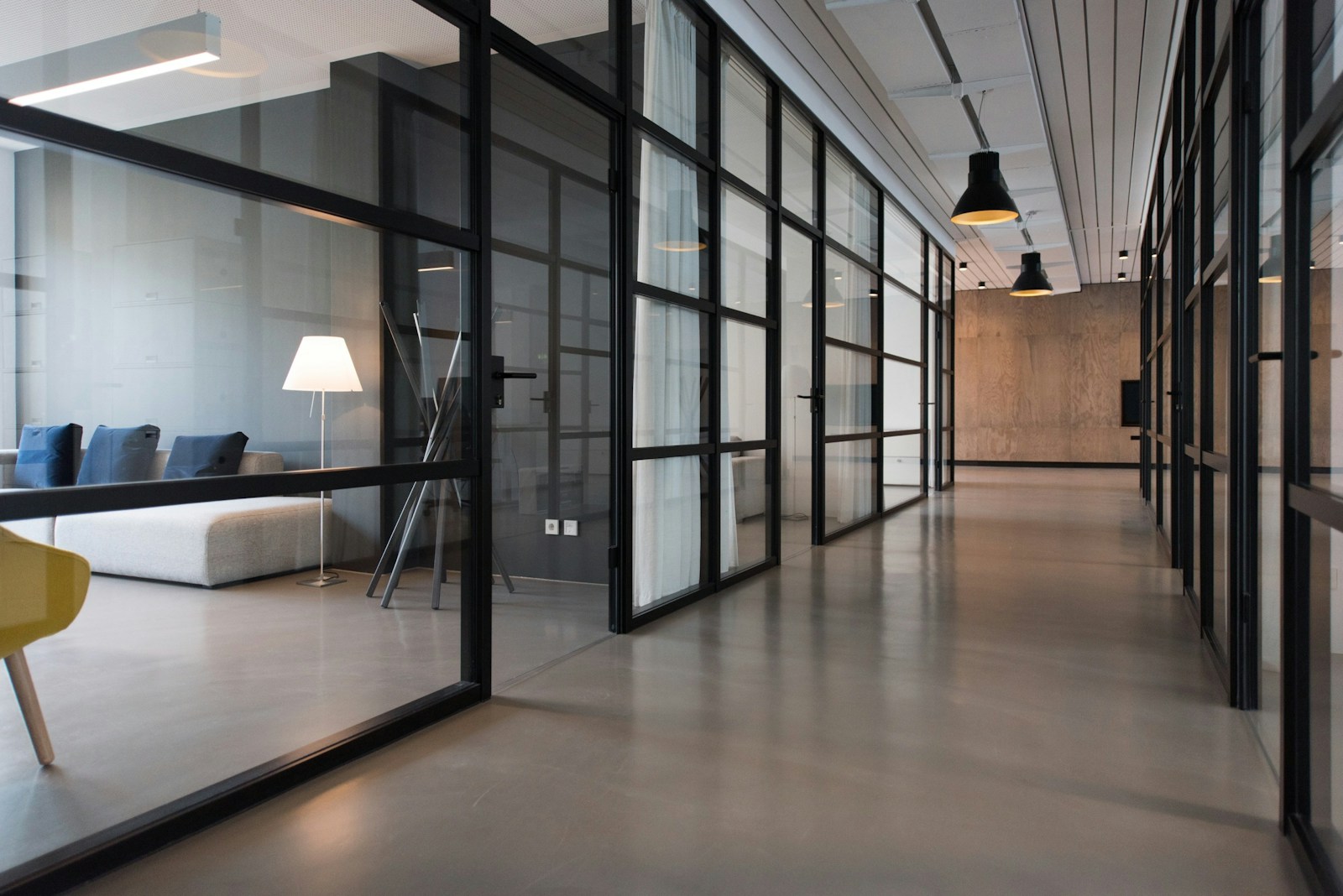 Contact lobby and reception at the Burlington office